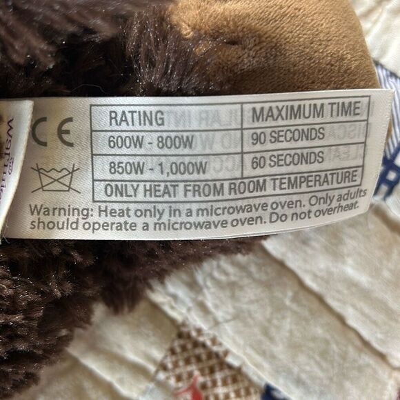 Warmies Moose Hot Pack Cold Pack Stuffed Plush Boo Boo - Picture 4 of 6